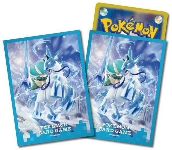 Image for Pokemon TCG: Pokemon Center Japan Exclusive Card Sleeves - Ice Rider Calyrex (64-Pack) - Card Sleeves