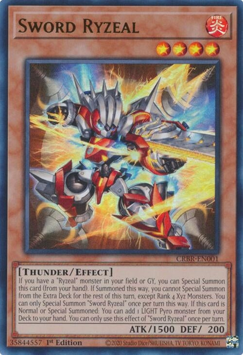 Image for Sword Ryzeal (CRBR-EN001) (CRBR) - YuGiOh