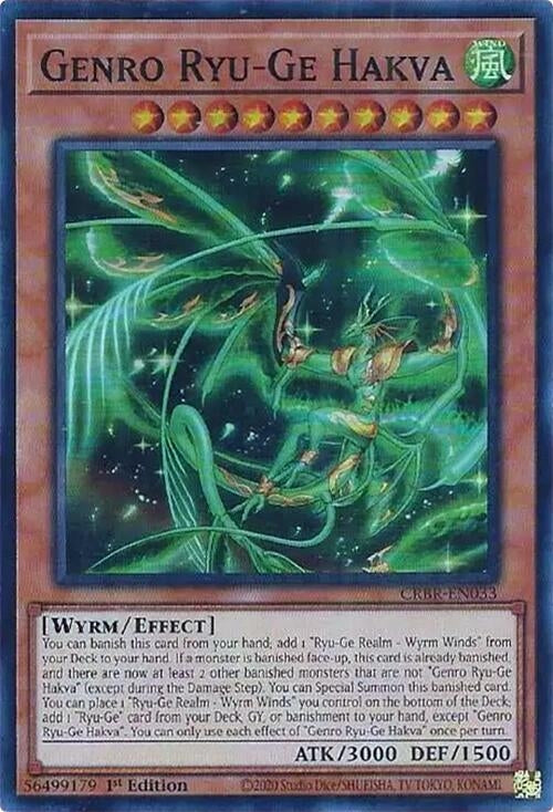 Image for Genro Ryu-Ge Hakva (CRBR-EN033) (CRBR) - YuGiOh