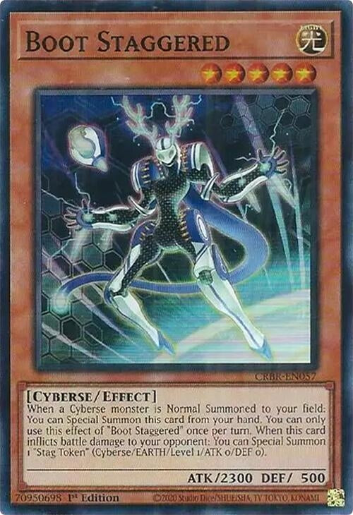 Image for Boot Staggered (SR) (CRBR-EN057) (CRBR) - YuGiOh