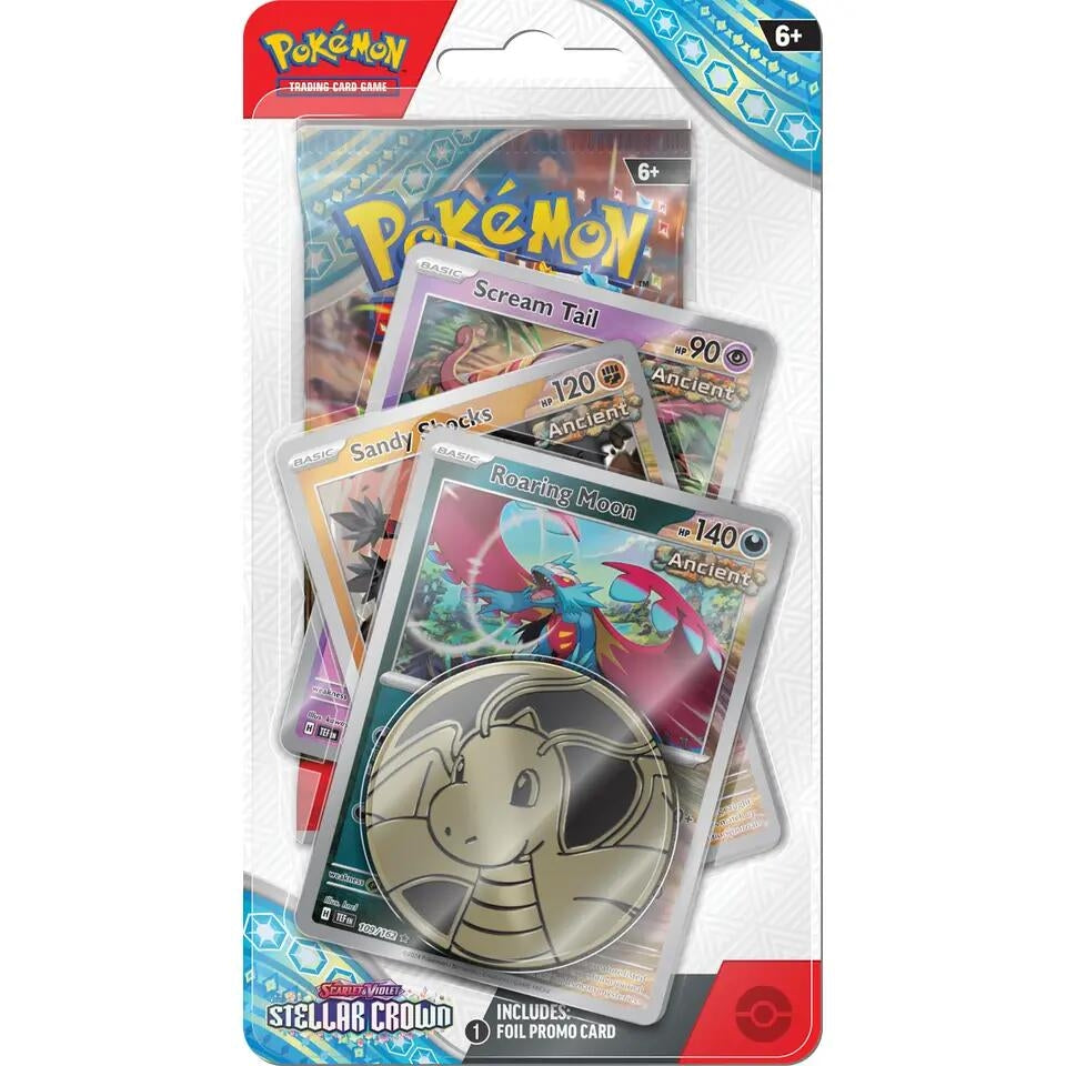 Image for Stellar Crown Premium Checklane Blister [Roaring Moon] - Pokemon