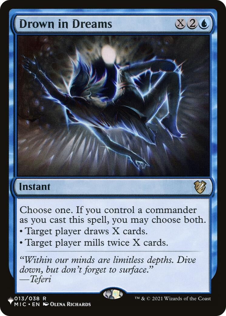 Image for Drown in Dreams (013/038) (The List Reprints) - Magic: The Gathering