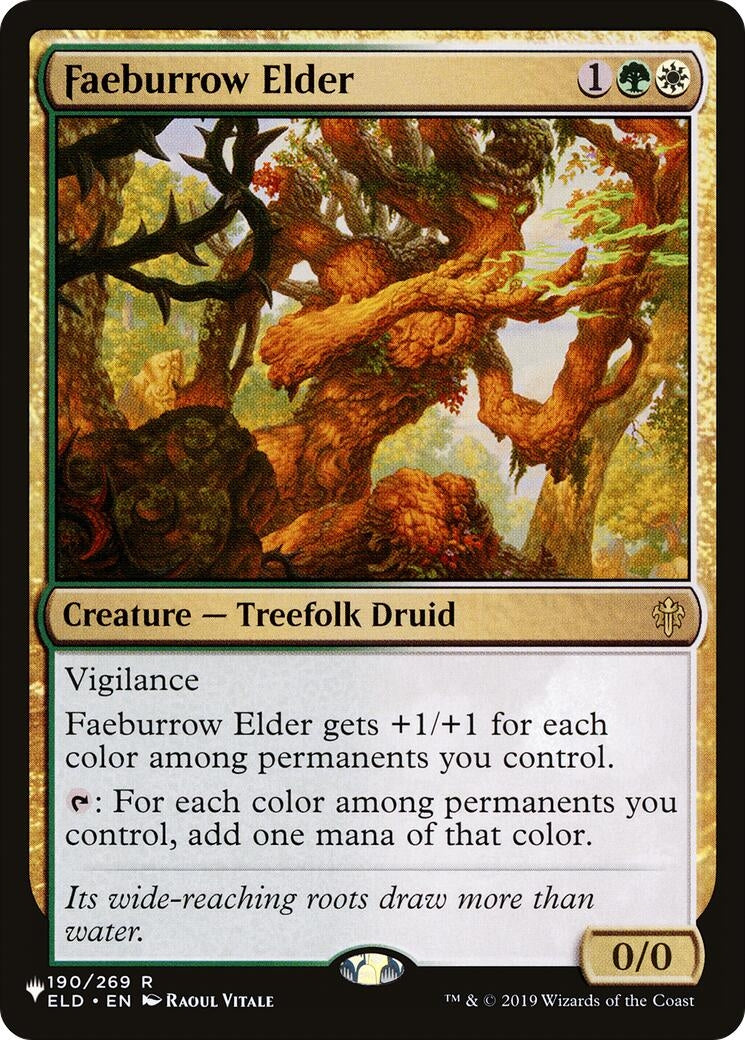 Image for Faeburrow Elder (190/269) (The List Reprints) - Magic: The Gathering
