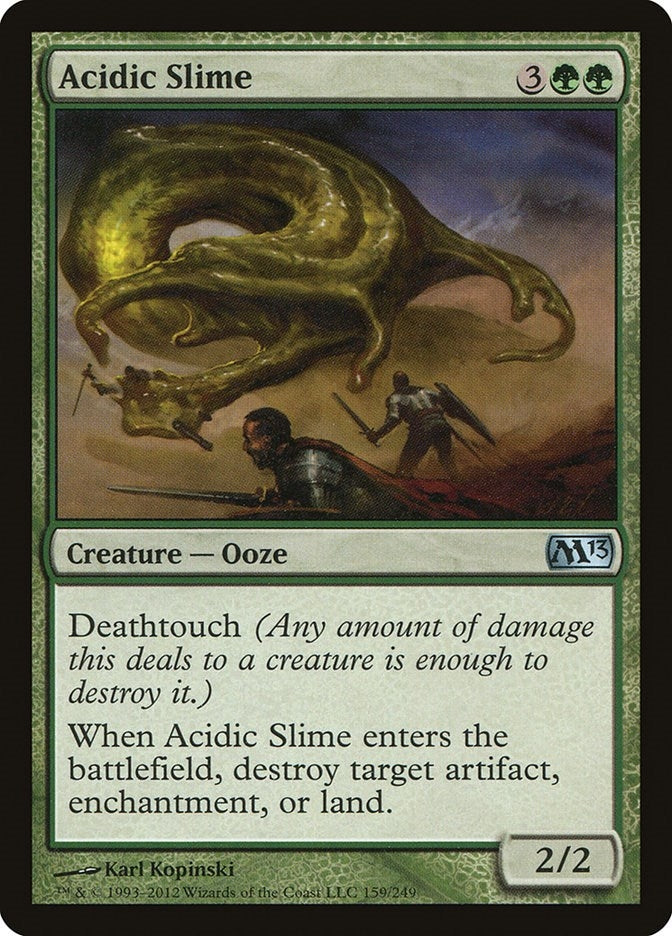 Image for Acidic Slime (159) (Magic 2013 (M13)) - Magic: The Gathering