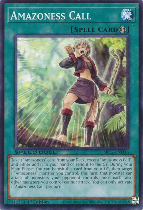 Image for Amazoness Call (SBC2-ENH16) (SBC2) - YuGiOh