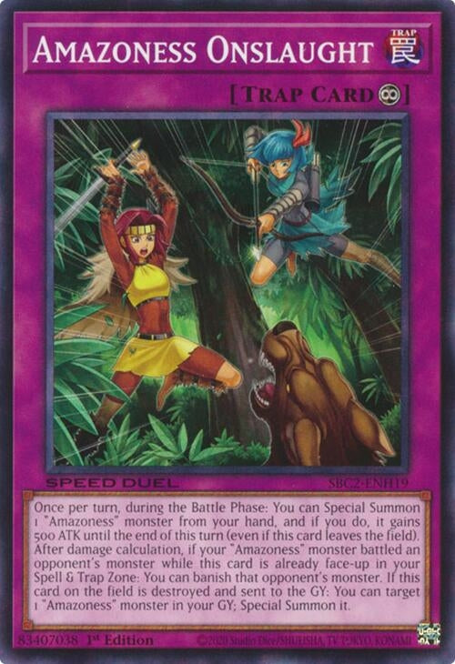 Image for Amazoness Onslaught (SBC2-ENH19) (SBC2) - YuGiOh