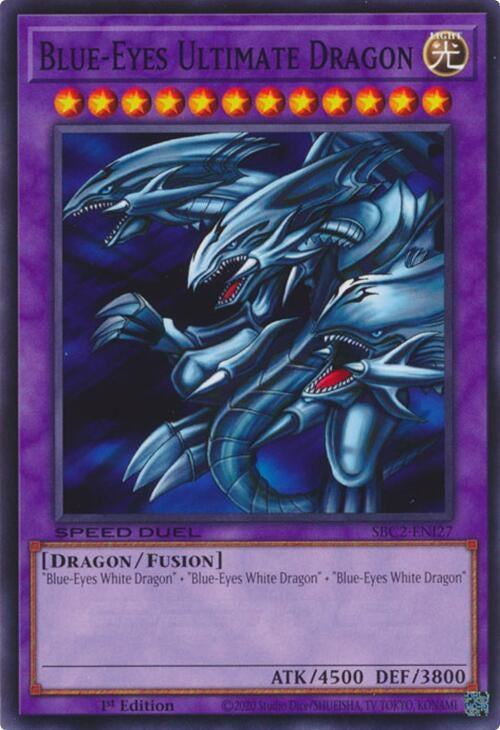 Image for Blue-Eyes Ultimate Dragon (SBC2-ENI27) (SBC2) - YuGiOh