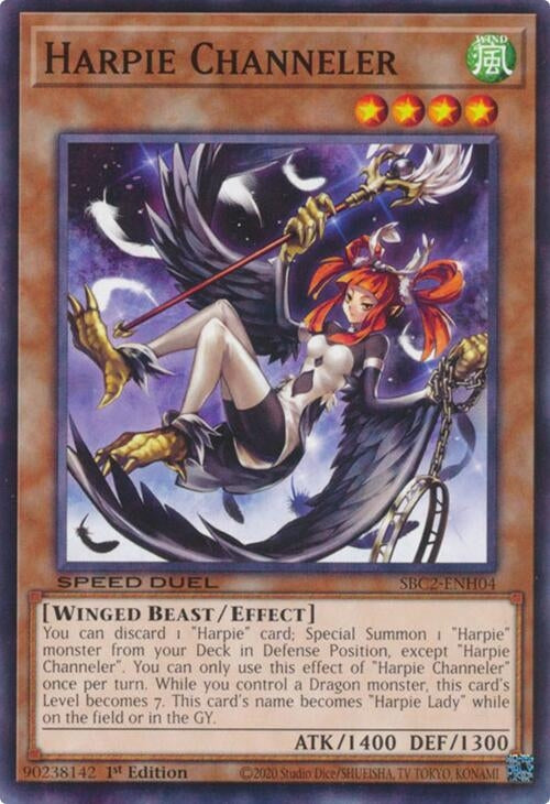 Image for Harpie Channeler (SBC2-ENH04) (SBC2) - YuGiOh