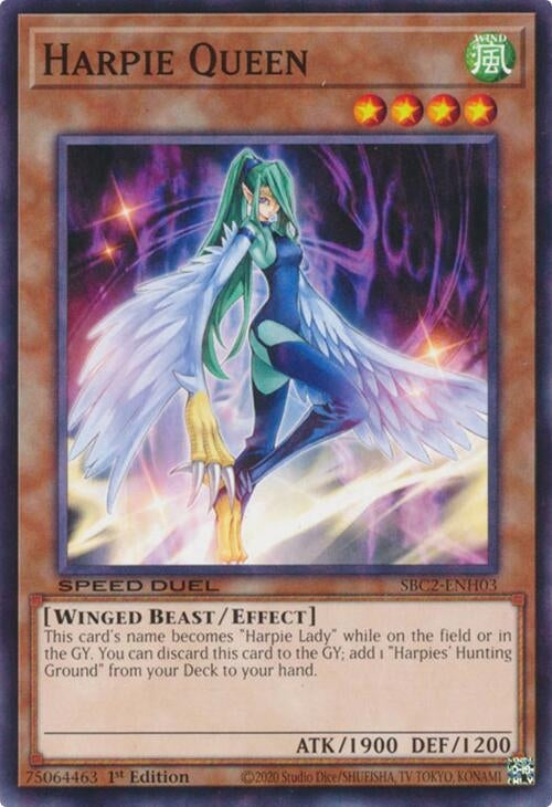 Image for Harpie Queen (SBC2-ENH03) (SBC2) - YuGiOh