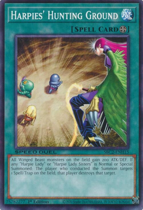 Image for Harpies' Hunting Ground (SBC2-ENH15) (SBC2) - YuGiOh