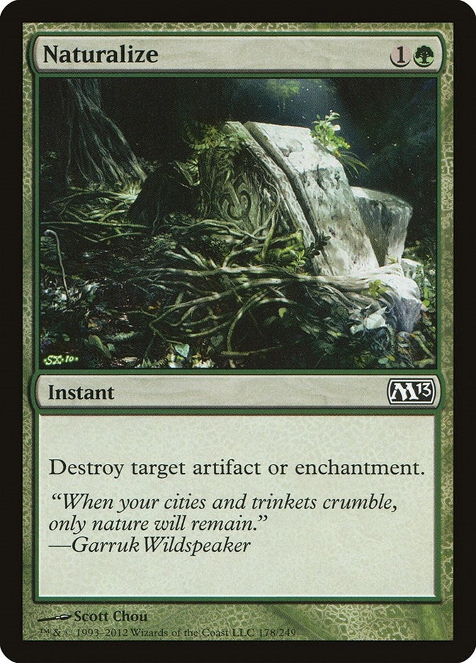 Image for Naturalize (178) (Magic 2013 (M13)) - Magic: The Gathering