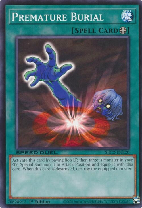 Image for Premature Burial (SBC2-ENE20) (SBC2) - YuGiOh