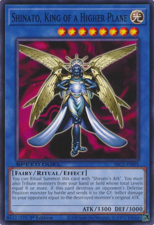 Image for Shinato, King of a Higher Plane (SBC2-ENI01) (SBC2) - YuGiOh