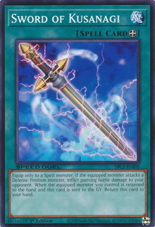 Image for Sword of Kusanagi (SBC2-ENI06) (SBC2) - YuGiOh
