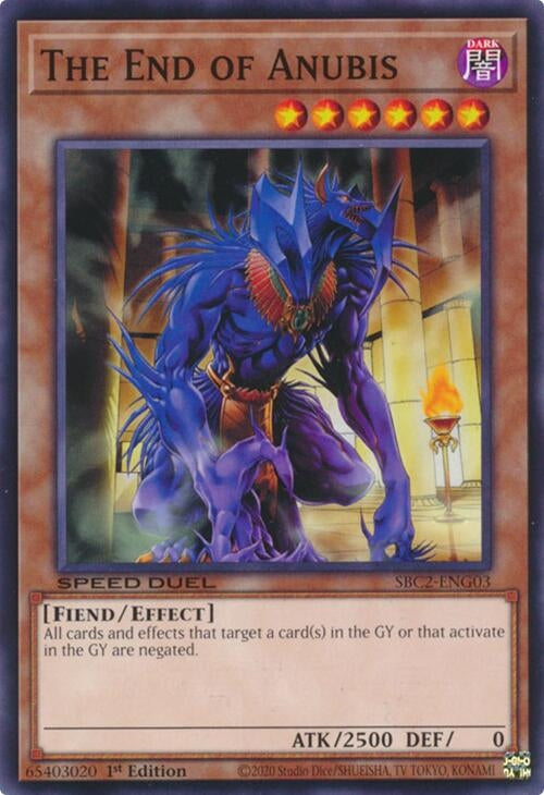 Image for The End of Anubis (SBC2-ENG03) (SBC2) - YuGiOh
