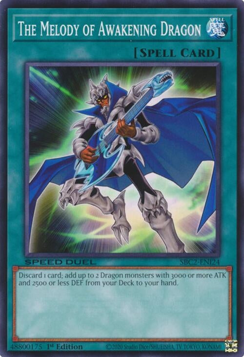 Image for The Melody of Awakening Dragon (SBC2-ENI24) (SBC2) - YuGiOh