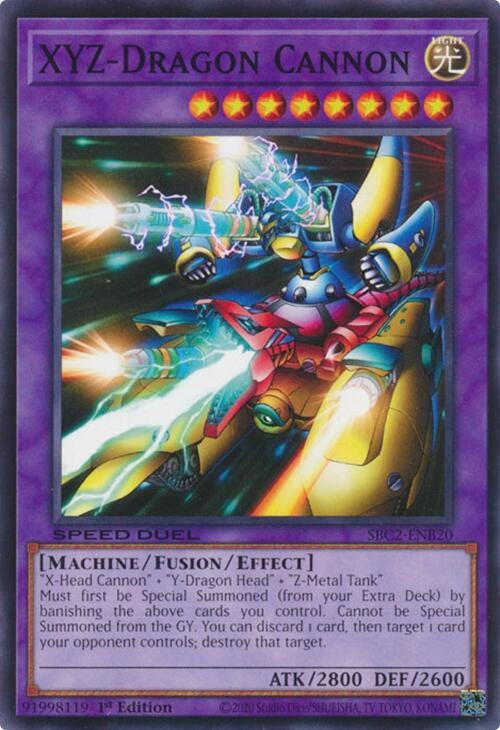 Image for XYZ-Dragon Cannon (SBC2-ENB20) (SBC2) - YuGiOh