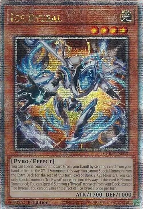 Image for Ice Ryzeal (Quarter Century Secret Rare) (CRBR-EN003) (CRBR) - YuGiOh