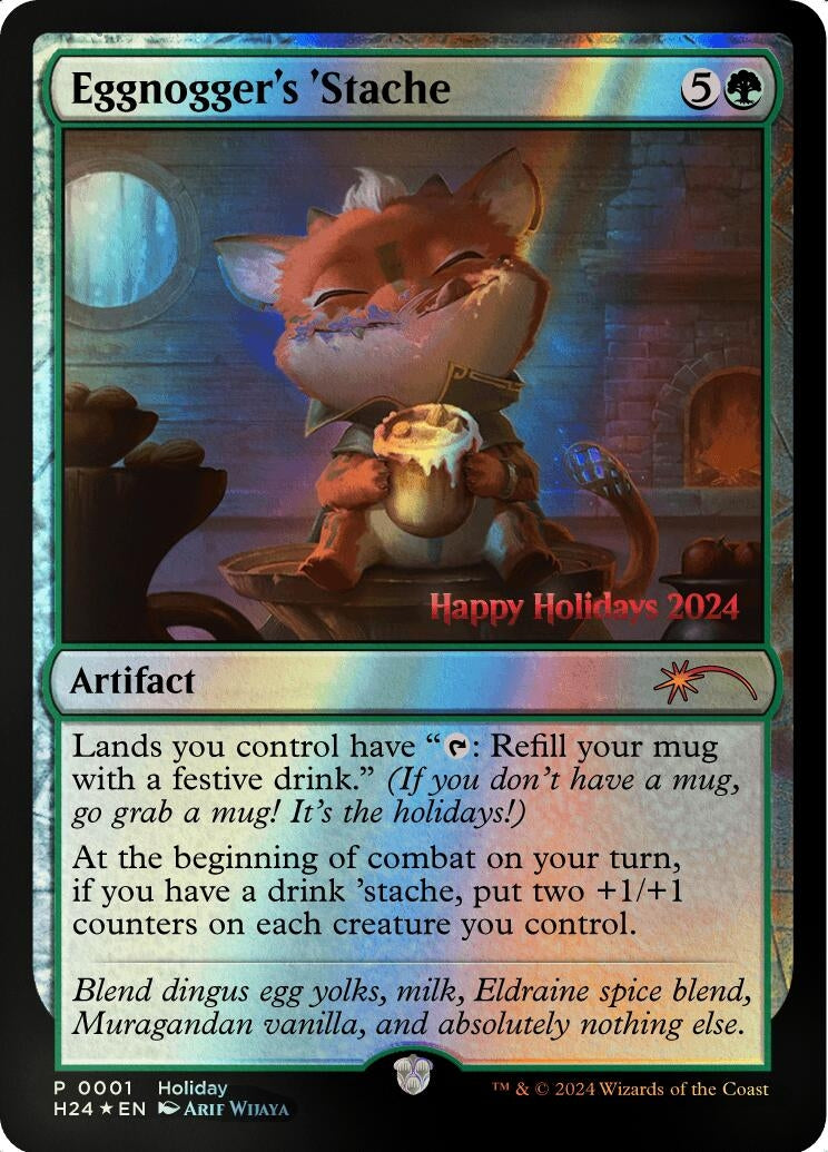 Image for Eggnogger's 'Stache (1) (Special Occasion) - Magic: The Gathering