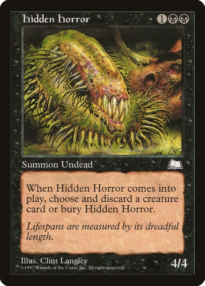 Image for Hidden Horror (Weatherlight) - Magic: The Gathering