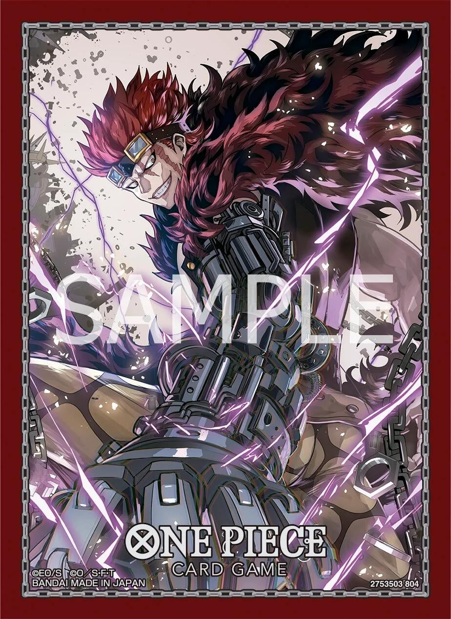 Image for One Piece Card Game Official Sleeves: Assortment 9 - Eustass"Captain"Kid (70-Pack) - Card Sleeves