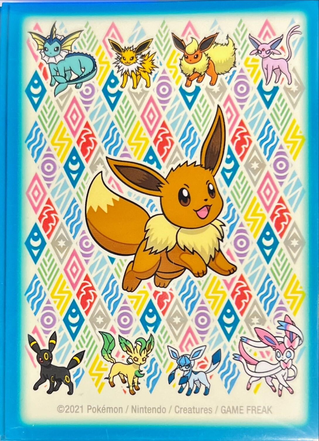 Image for Pokemon TCG: Eevee Prismatic Card Sleeves (Blue Frame) (65-Pack) - Card Sleeves