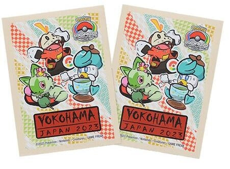 Image for Pokemon TCG: Pokemon Center Japan Exclusive Card Sleeves Sprigatito, Fuecoco, and Quaxly (WCS2023) -  (64-Pack) - Card Sleeves