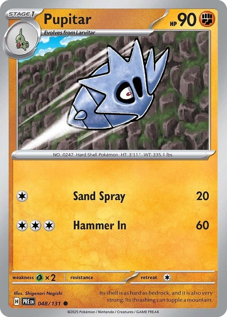 Image for Pupitar (048/131) (PRE) - Pokemon