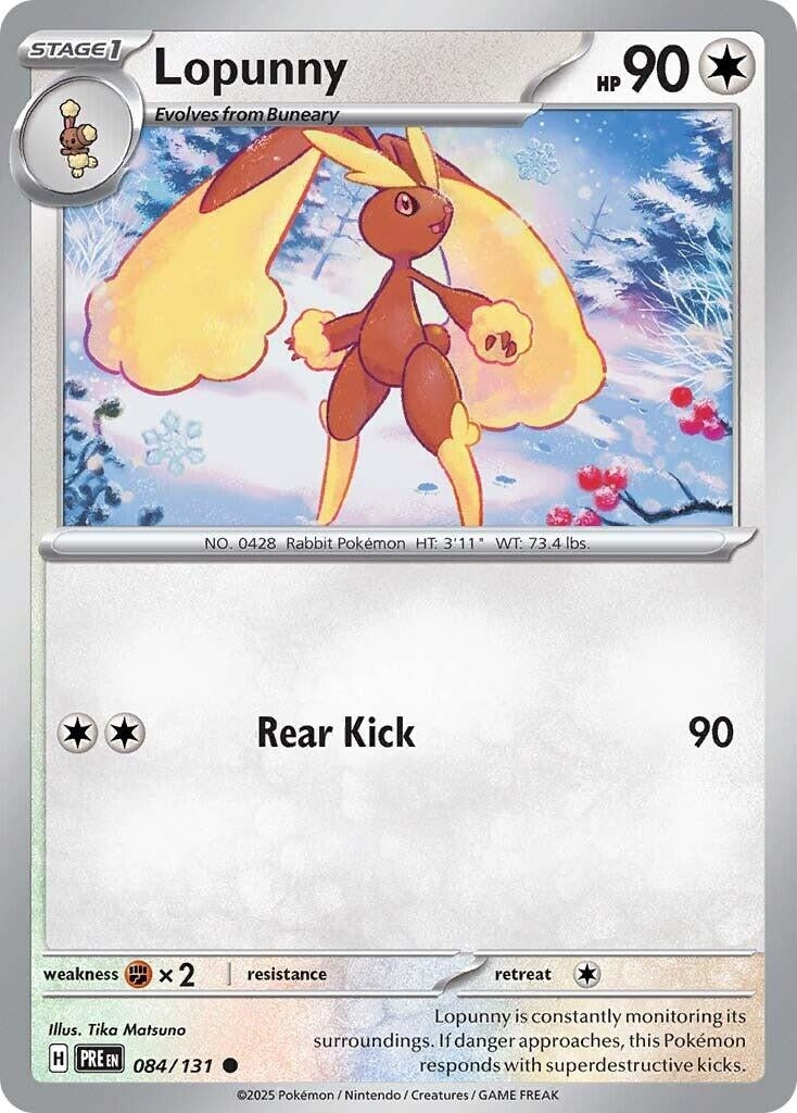 Image for Lopunny (084/131) (PRE) - Pokemon