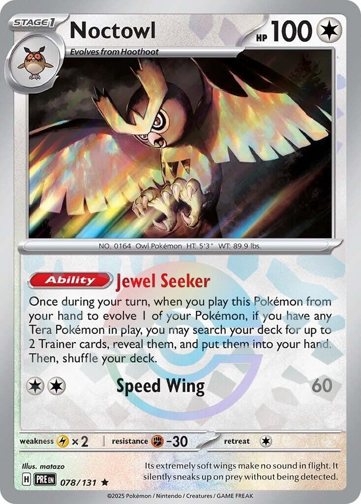 Image for Noctowl (Poke Ball Pattern) (078/131) (PRE) - Pokemon
