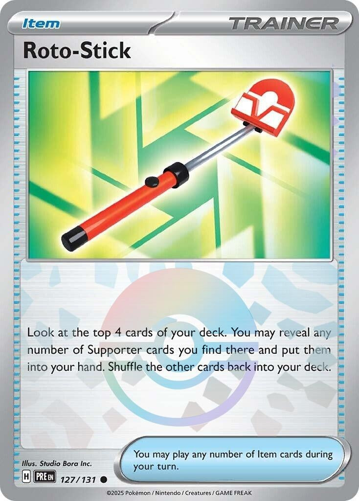 Image for Roto-Stick (Poke Ball Pattern) (127/131) (PRE) - Pokemon