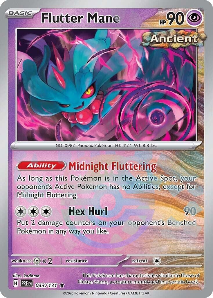 Image for Flutter Mane (Master Ball Pattern) (043/131) (PRE) - Pokemon