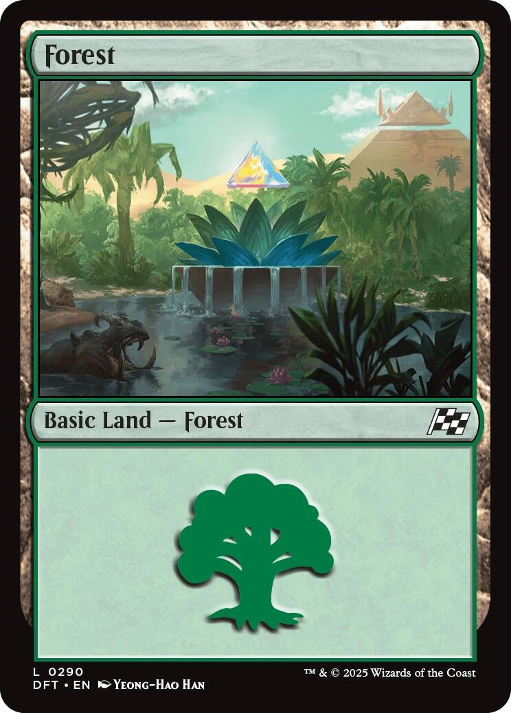 Image for Forest (0290) (290) (Aetherdrift) - Magic: The Gathering