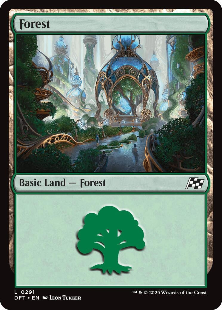 Image for Forest (0291) (291) (Aetherdrift) - Magic: The Gathering