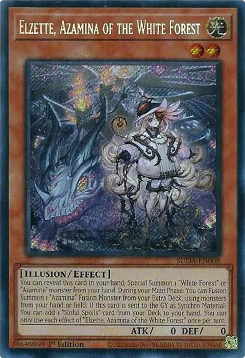 Image for Elzette, Azamina of the White Forest (SUDA-EN008) (SUDA) - YuGiOh
