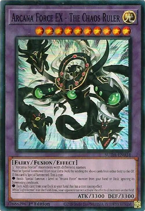 Image for Arcana Force EX - The Chaos Ruler (SUDA-EN034) (SUDA) - YuGiOh