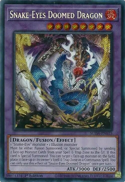Image for Snake-Eyes Doomed Dragon (SUDA-EN035) (SUDA) - YuGiOh