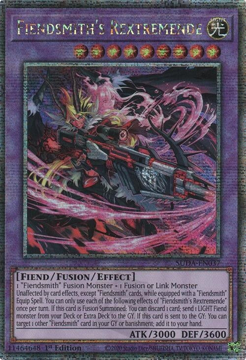 Image for Fiendsmith's Rextremende (Quarter Century Secret Rare) (SUDA-EN037) (SUDA) - YuGiOh