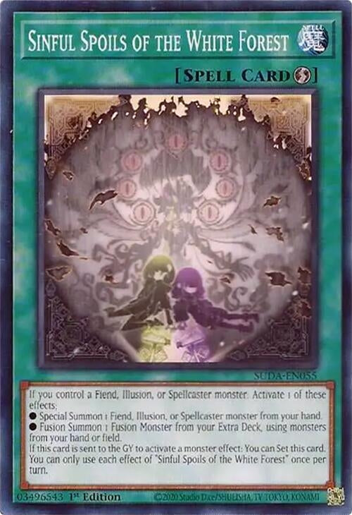 Image for Sinful Spoils of the White Forest (SUDA-EN055) (SUDA) - YuGiOh