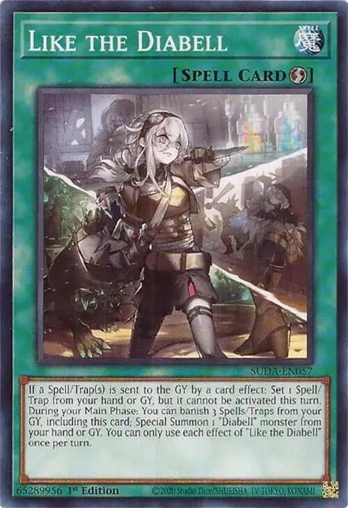 Image for Like the Diabell (SUDA-EN057) (SUDA) - YuGiOh
