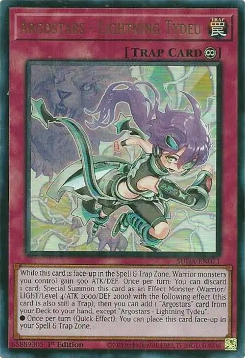 Image for Argostars - Lightning Tydeu (SUDA-EN071) (SUDA) - YuGiOh