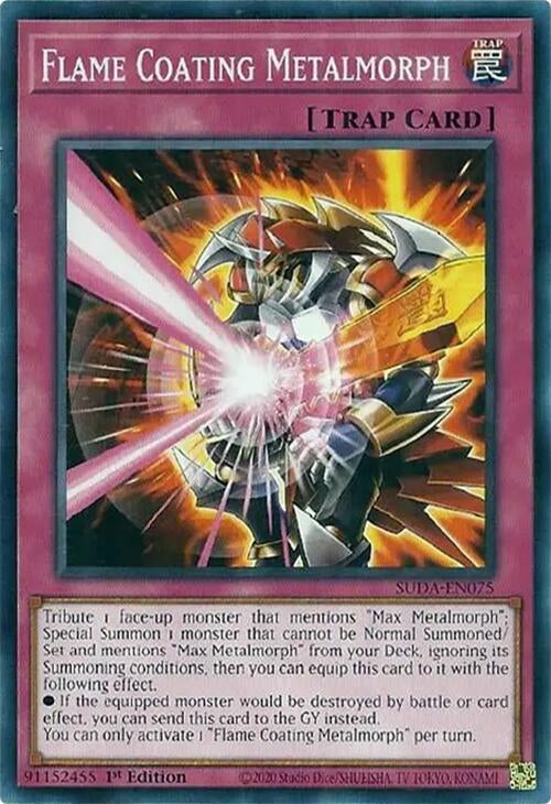 Image for Flame Coating Metalmorph (SUDA-EN075) (SUDA) - YuGiOh
