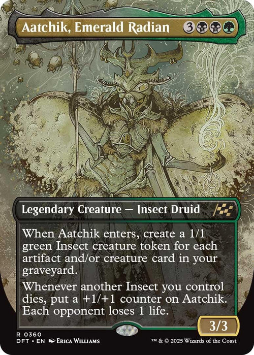 Image for Aatchik, Emerald Radian (Borderless) (360) (Aetherdrift) - Magic: The Gathering