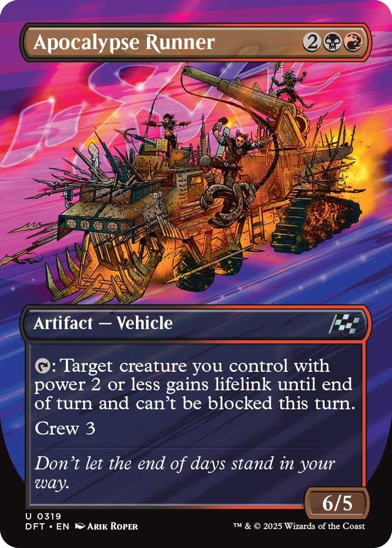 Image for Apocalypse Runner (Borderless) (319) (Aetherdrift) - Magic: The Gathering