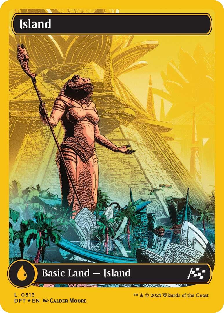 Image for Island (0513) (First-Place Foil) (513) (Aetherdrift) - Magic: The Gathering