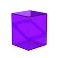 Image for Boulder Deck Case - Clear - Amethyst (Holds 100+) - Deck Boxes