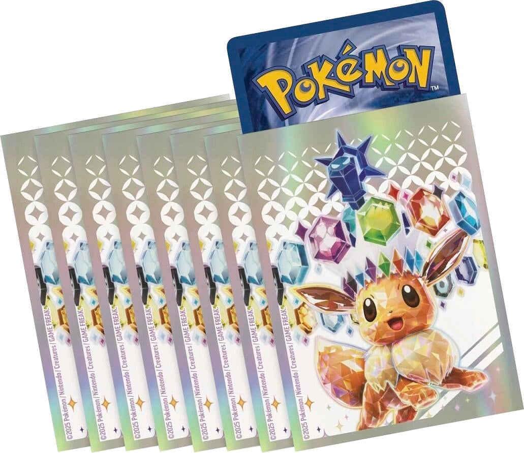 Image for Pokemon TCG: Prismatic Evolutions Elite Trainer Box Card Sleeves - Eevee (65 Pack) - Card Sleeves