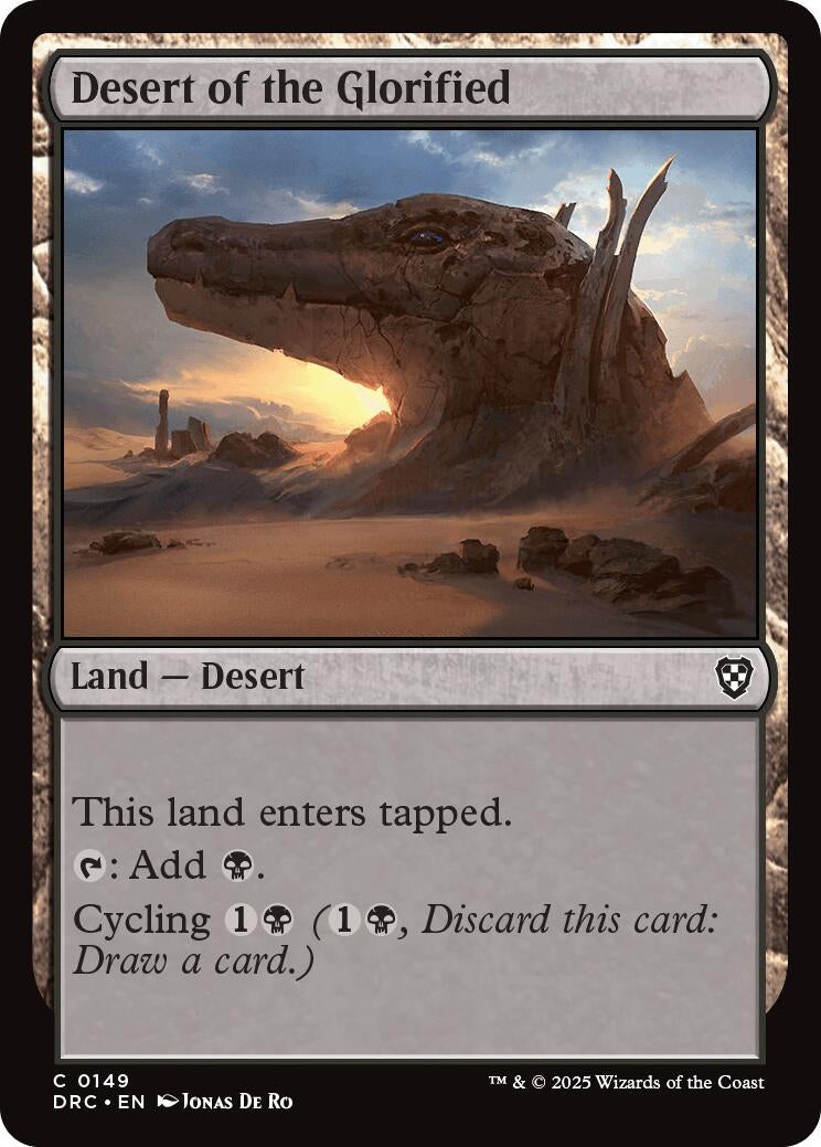 Image for Desert of the Glorified (149) (Aetherdrift) - Magic: The Gathering