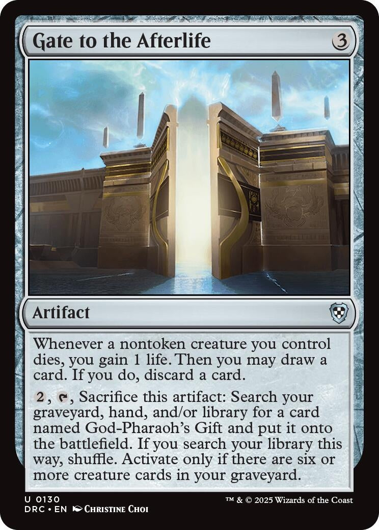 Image for Gate to the Afterlife (130) (Aetherdrift) - Magic: The Gathering