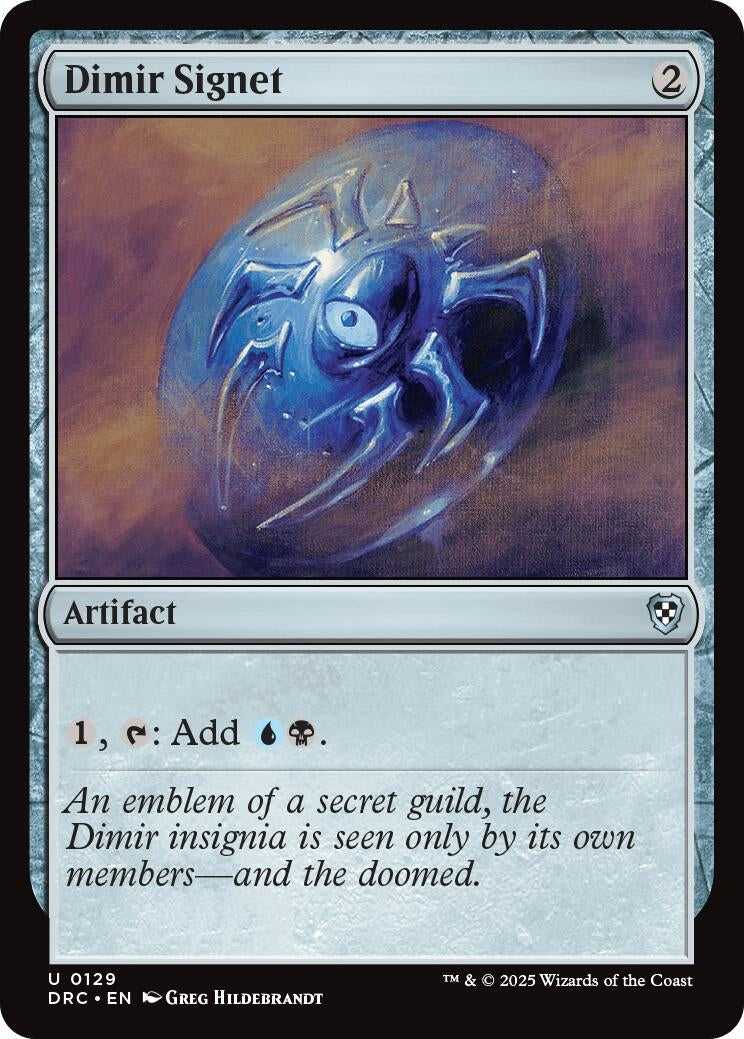 Image for Dimir Signet (129) (Aetherdrift) - Magic: The Gathering